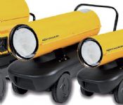 Calefactor a gasoil de combustin directa ESKOL36